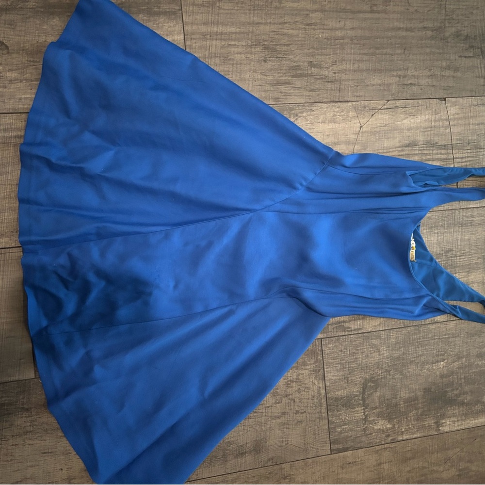 Alice + Olivia Blue Dress - Picture 2 of 4